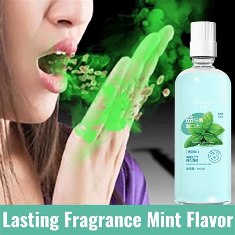 fresh breath oral care mouthwash mint probiotic mouthwash remove bad