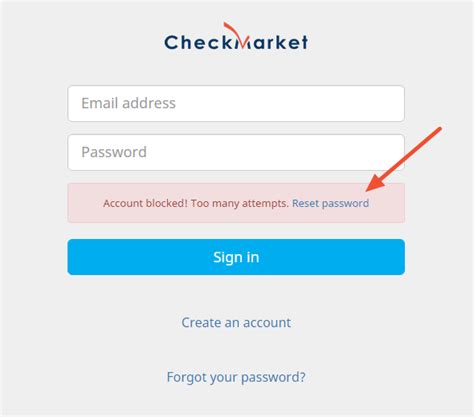 account   blocked checkmarket