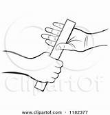 Baton Relay Clipart Passing Race Hands Illustration Pass Vector Exchange Track Royalty Running Perera Lal Google Racing Round Icon Search sketch template