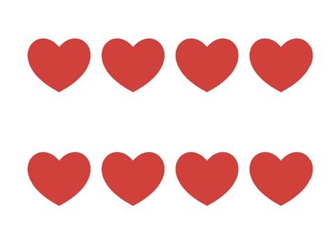 pictures  small hearts clipart