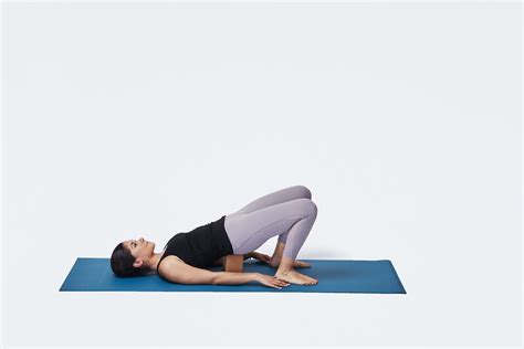 Yoga Supported Bridge Pose For Back Pain