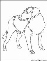 Dog Cutout Coloring Cutouts Pages Printable Fun sketch template