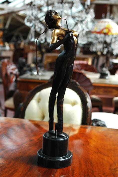 Art Deco Bronze Catsuit Ref No 00806 Regent Antiques