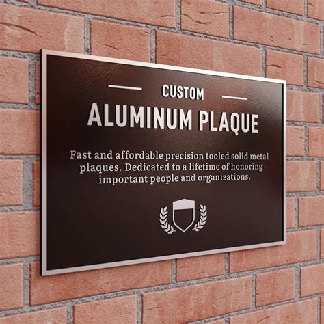 personalized aluminum plaques aluminum wall plaque woodland