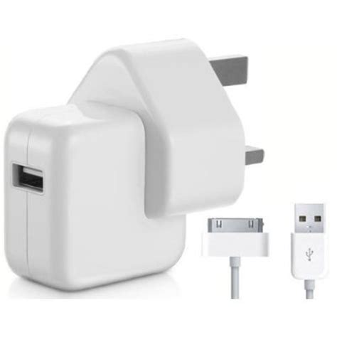 genuine apple ipad    mains charger  data cable