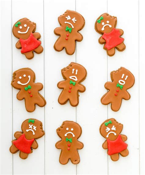 typical gingerbread men chocolate connie