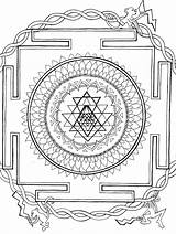 Coloring Sanskrit Chakra Mandala Mindful Rings Tree Book sketch template