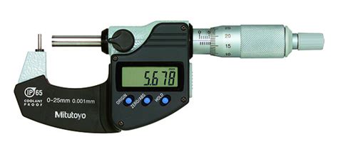 mitutoyo digital tube micrometer  mm    penn tool