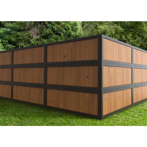 outdoor essentials wood fence panels  lowescom