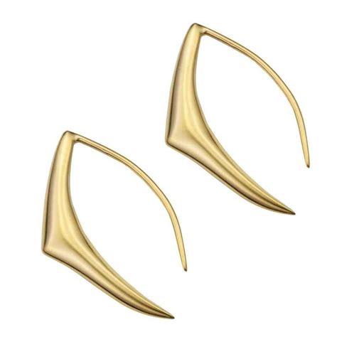 gold sculptural spur earrings by hannah martin london for sale at 1stdibs