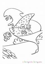 Coloring Stingray Pages Nemo Finding Popular Library Clipart sketch template