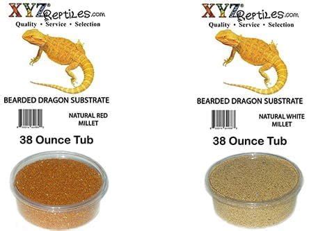 bearded dragon substrate  allergenic  dust frees xyzreptiles