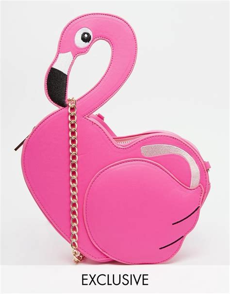 Skinnydip Exclusive Flamingo Cross Body Bag Girly Bags Purses Funky