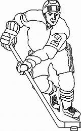 Hockey Coloring Pages Sports Kids Choose Board Nhl sketch template