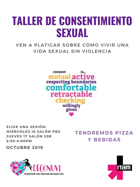Taller De Consentimiento Sexual Sesión 2 Eventos Y Noticias