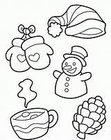 Invierno Kids sketch template