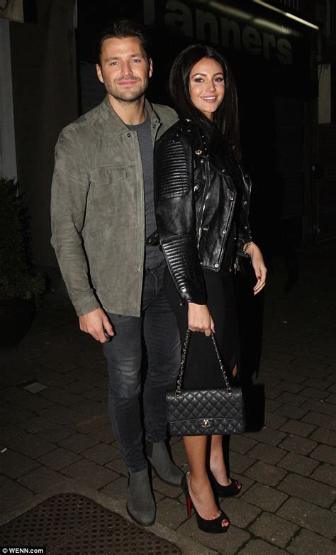 Leggy Michelle Keegan Cuddles Up To Husband Mark Wright At