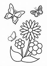 Flower Drawing Butterfly Flowers Sketch Butterflies Drawings Easter Clipart Clip Easy Clipartbest Bows Colouring Use Nice Print Designs Cliparts Clipartmag sketch template