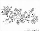 Coloring Pages Word Printable Swear Curse Mandala Words Swearing Clipart Bullshit Sheets Adult Adults Color Book Print Colouring Getdrawings Mean sketch template