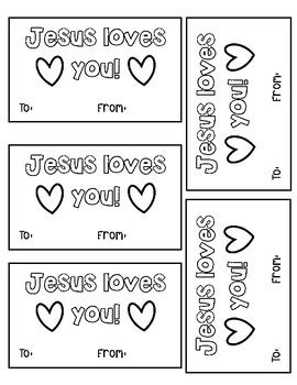 jesus loves  valentine cards  growingkindnessfirst tpt