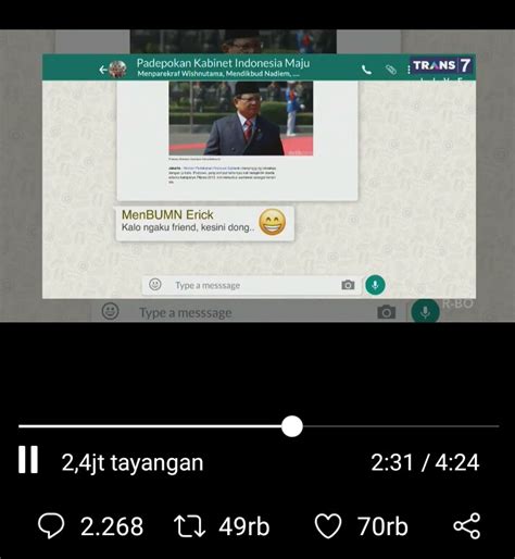 Terkuak Isi Chat Para Menteri Kabinet Indonesia Maju Prabowo Kesal