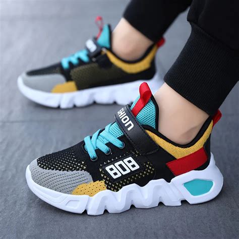 children sneakers shoes summer breathable casual shoes  boys mesh comfortable running sports