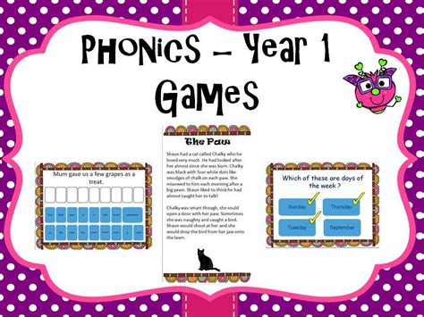 Phonics Games Teaching Resources