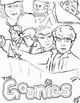 Goonies Coloring Pages Sketch Template sketch template