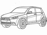 Mitsubishi Cx Onlinecoloringpages sketch template