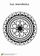 Mandalas Hugo Coloriage sketch template