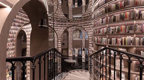 surreal  bookstore   opened  china architectural digest
