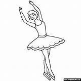 Ballerina Coloring Ballet Twirl Thecolor Pages Online Dancer sketch template