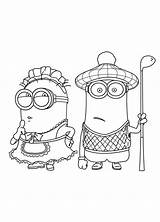 Coloring Pages Minion Maid Minions Phil Golfer Mark Colouring Kids Kidsplaycolor Google Color Designlooter Clipart Print Sheets 19kb Library Popular sketch template