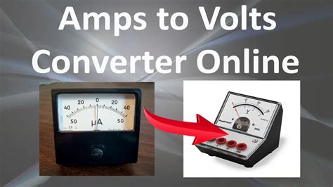 amps  volts converter   formula electricalu