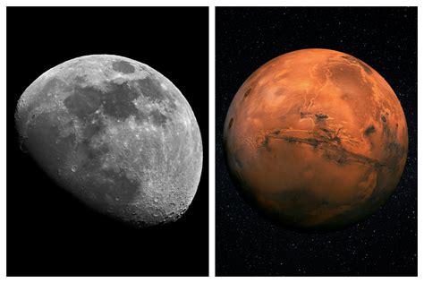 mars    disappear   full cold moon  rare occultation