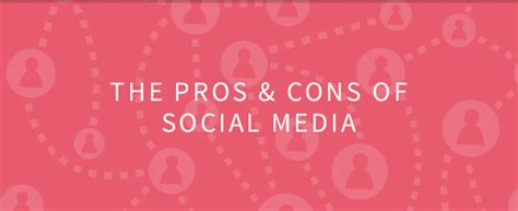 the pros and cons of social media [infographic] click consult