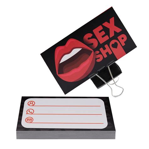 Cartão De Visita Sex Shop 50 Unidades Gtoys Gall Sex Shop