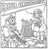 Coloring Easter Pages Books Vintage Newspaper Newspapers 1930s Getdrawings Embroidery Qisforquilter sketch template