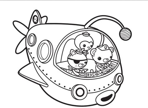 printable octonauts coloring pages everfreecoloringcom