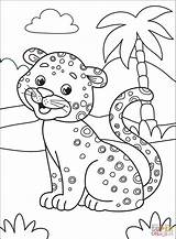 Cheetah Coloring Pages Printable Supercoloring Drawing Books Categories sketch template