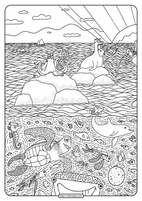printable disney finding dory  coloring page