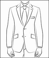 Suit Drawing Tie Getdrawings sketch template