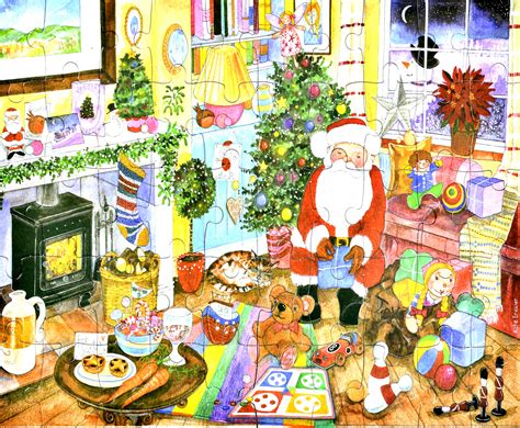 christmas puzzles  piece jigsaw puzzle