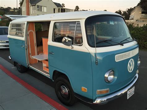 vw bus westfalia camper weekender beautiful originally restored  sale