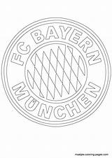 Bayern Logo Munich Coloring Fc Pages Soccer Munchen Club München Window Maatjes Fußball Browser Print Drawings 91kb sketch template