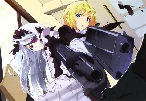 Charlotte Dunois And Laura Bodewig Infinite Stratos Drawn By Okiura