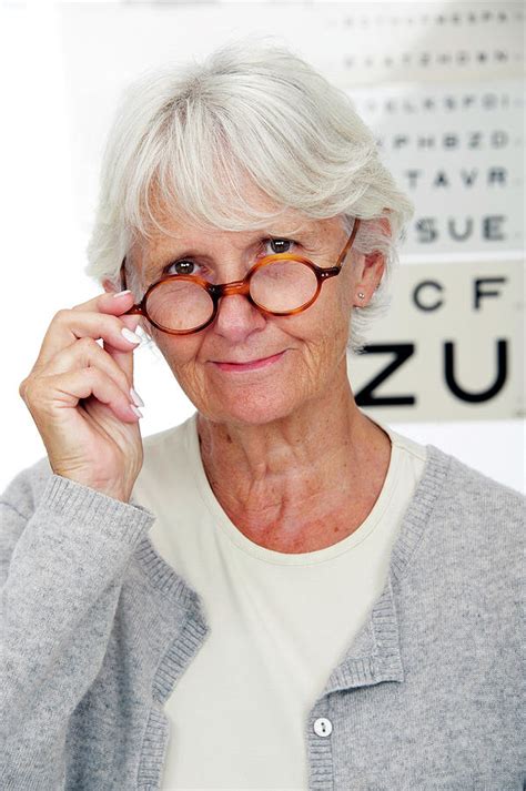 Elderly Woman Wearing Glasses Photograph By Lea Paterson