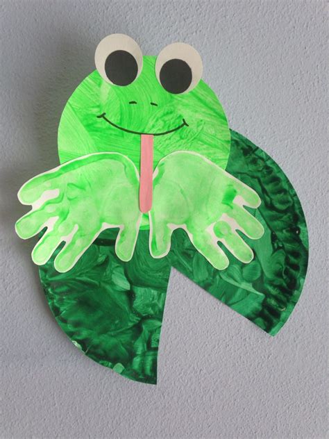 ideas  frog craft  toddlers home family style