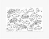 Utensils sketch template