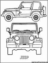 Jeep Coloring Pages Wrangler Drawing Tj Kids Fun Printable Cars Car Safari Jeeps Book Road Off Rubicon Colouring Drawings Books sketch template